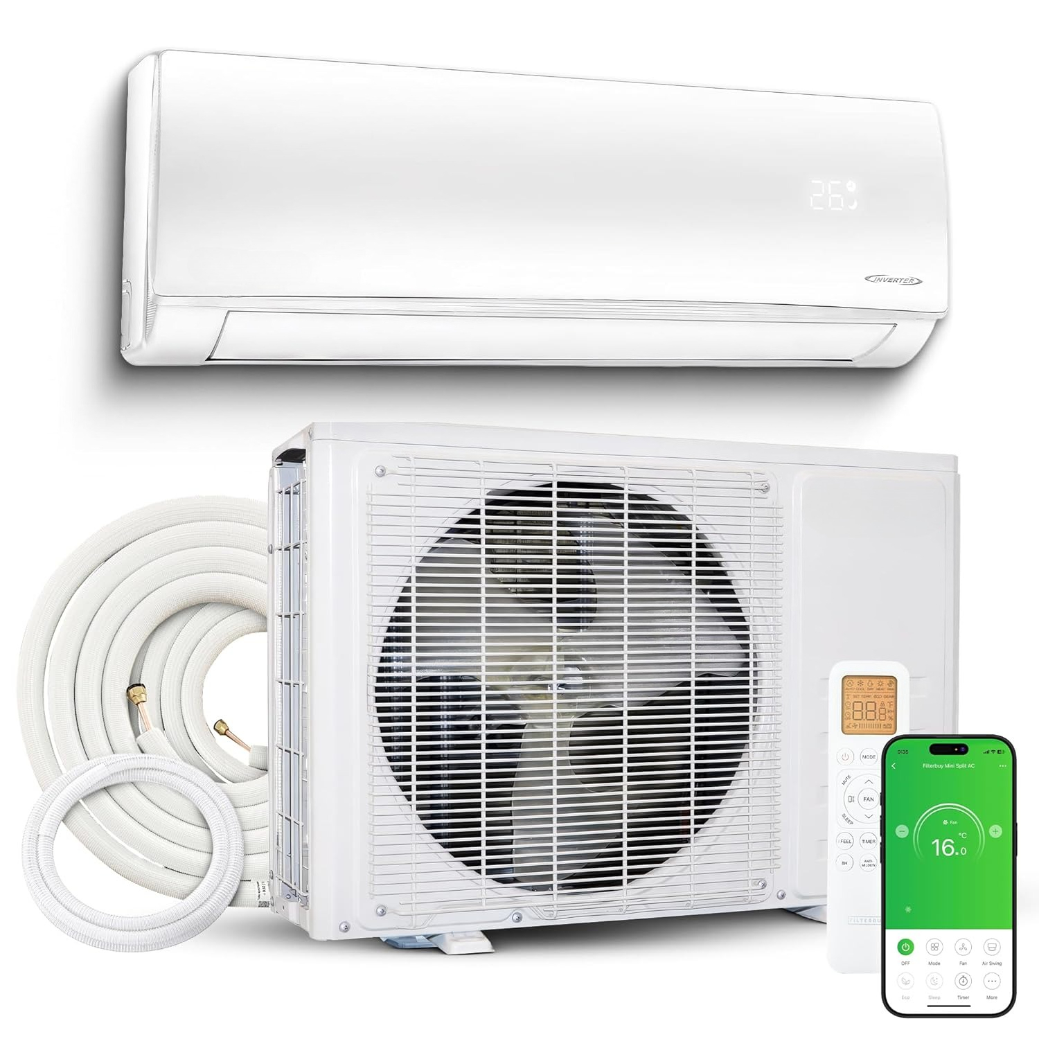 12000 BTU ミニ スプリット AC