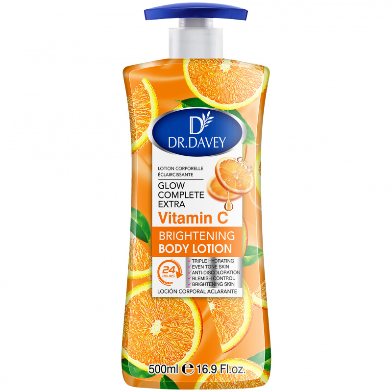 500ML DR.DAVEY ビタミン C ボディローション 大容量 四季保湿 さわやかでベタつかず香りがよい