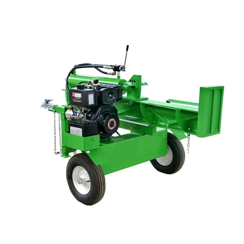 30-50トンの新しい薪プロセッサログスプリッター木材切断機
