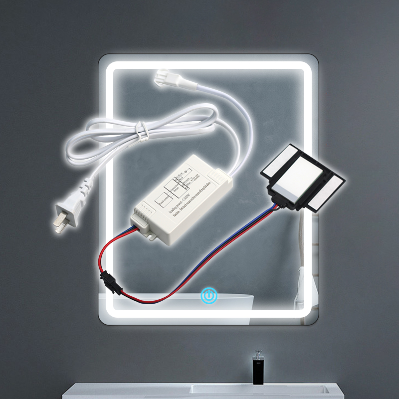 シングルタッチオン/オフ LED ライト高電圧ミラータッチスイッチ AC 220V LED ライト用