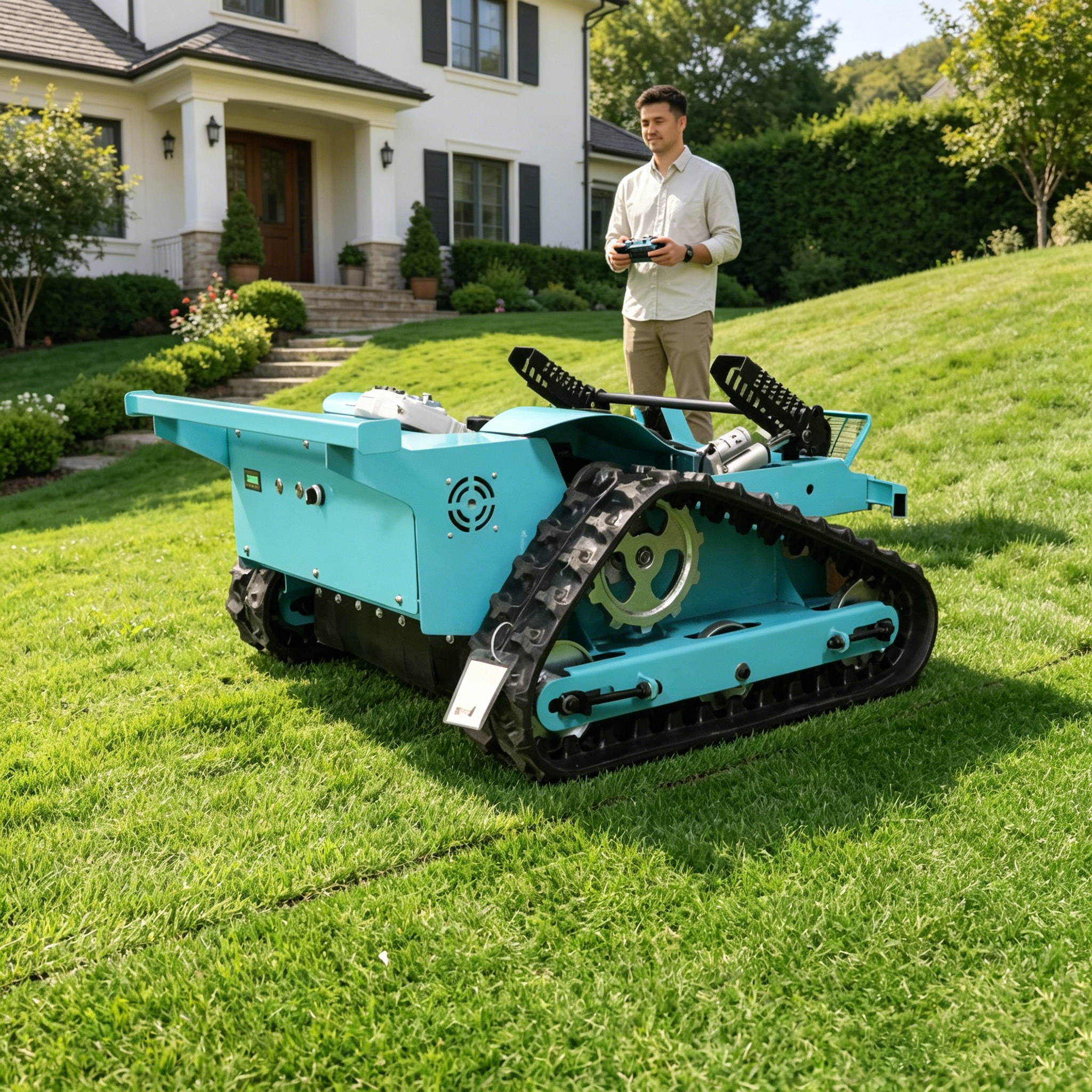 苗への損傷率が低い、カスタマイズされたゴルフコース芝刈り機、農業用および家庭用芝刈りロボット