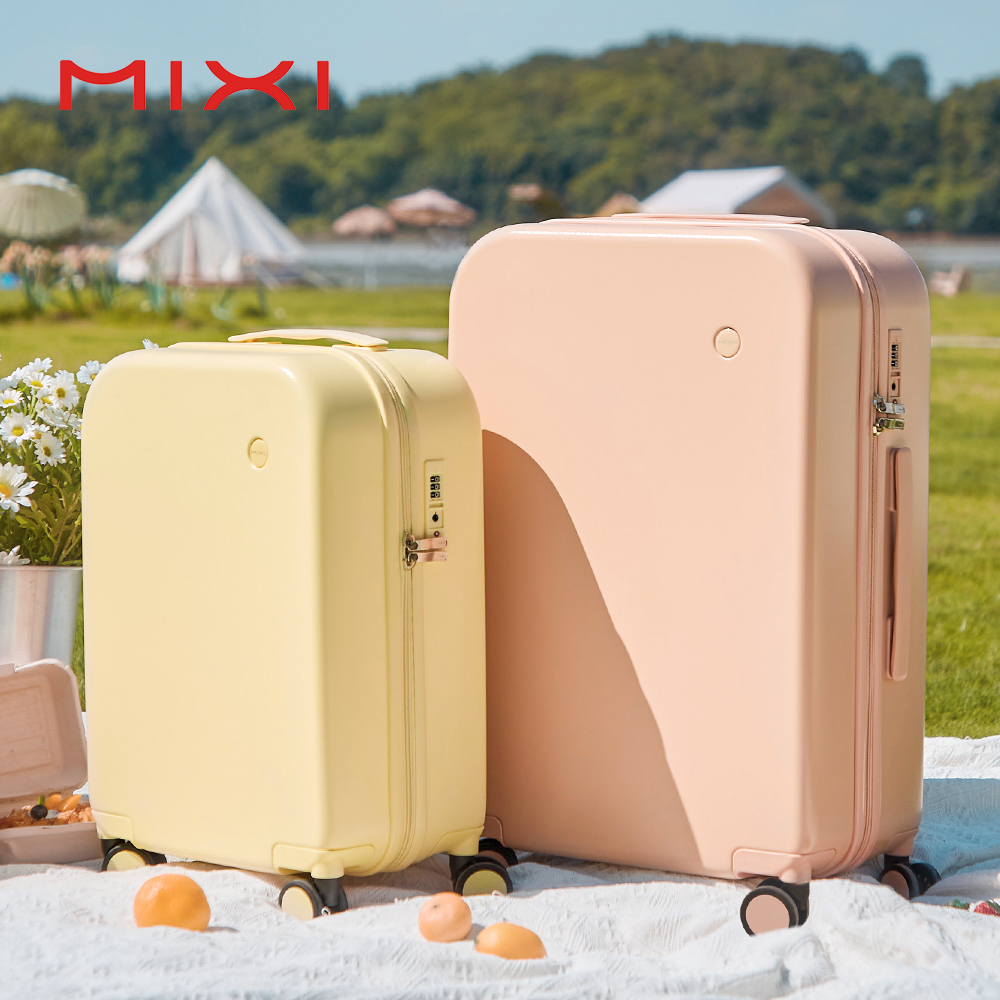 Mixi 純粋なデザイン旅行荷物ローリングホイールハードサイド女性スーツケース男性トロリーケース 16 20 機内持ち込み/ビッグ 22 24 26 28 インチ
