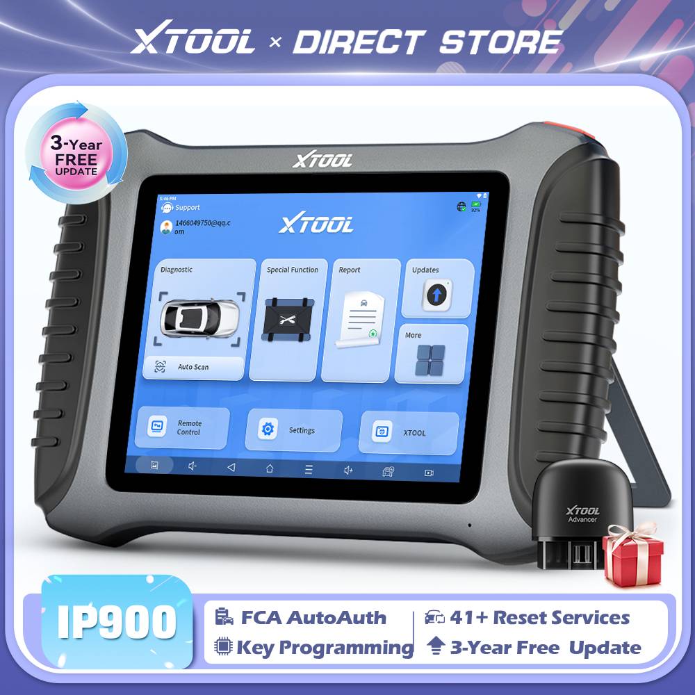XTOOL InPlus IP900 自動車スキャナ VS XTOOL D8S 診断ツール AI 支援双方向 OBD2 スキャナ 41 リセット 3 年間無料