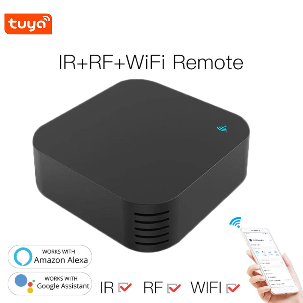 Tuya スマート WIFI IR RF リモート APP コントローラー IR エアコン/テレビユニバーサルブリッジ動作 Alexa/スマートホーム用の Google ホーム