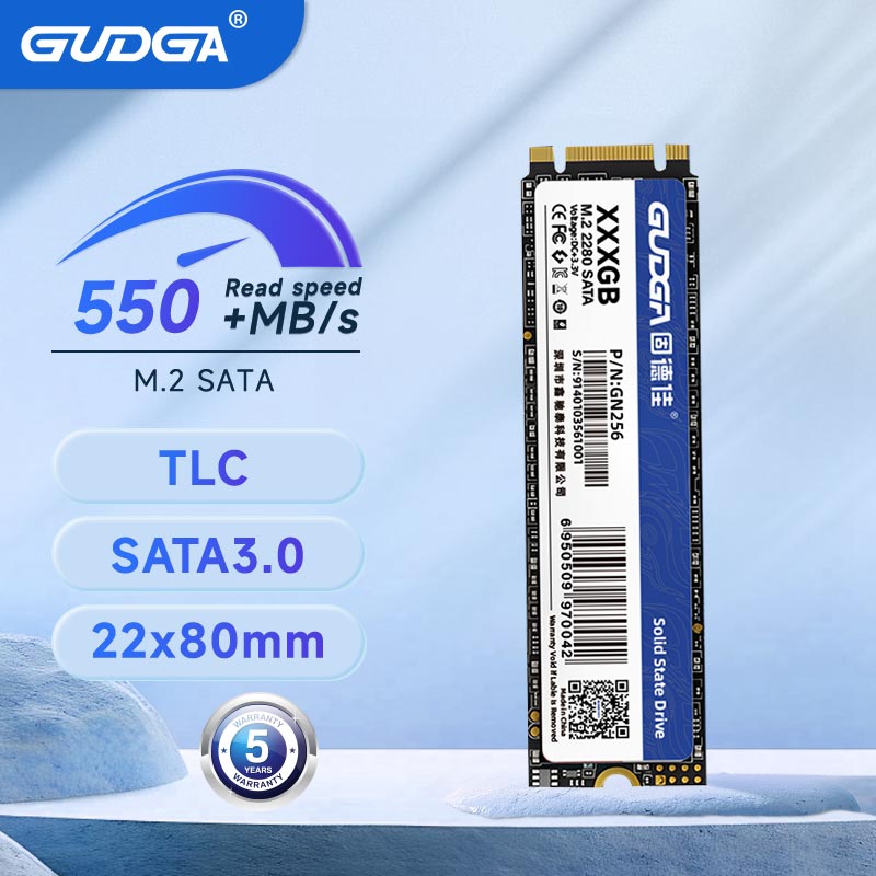 GUDGA M.2 NGFF SATA SSD 1TB 2TB 64GB 128GB 256GB 512GB Ssd M2 SATA 2280 HDD ハードドライブ SSD ドライブラップトップコンピュータアクセサリー用