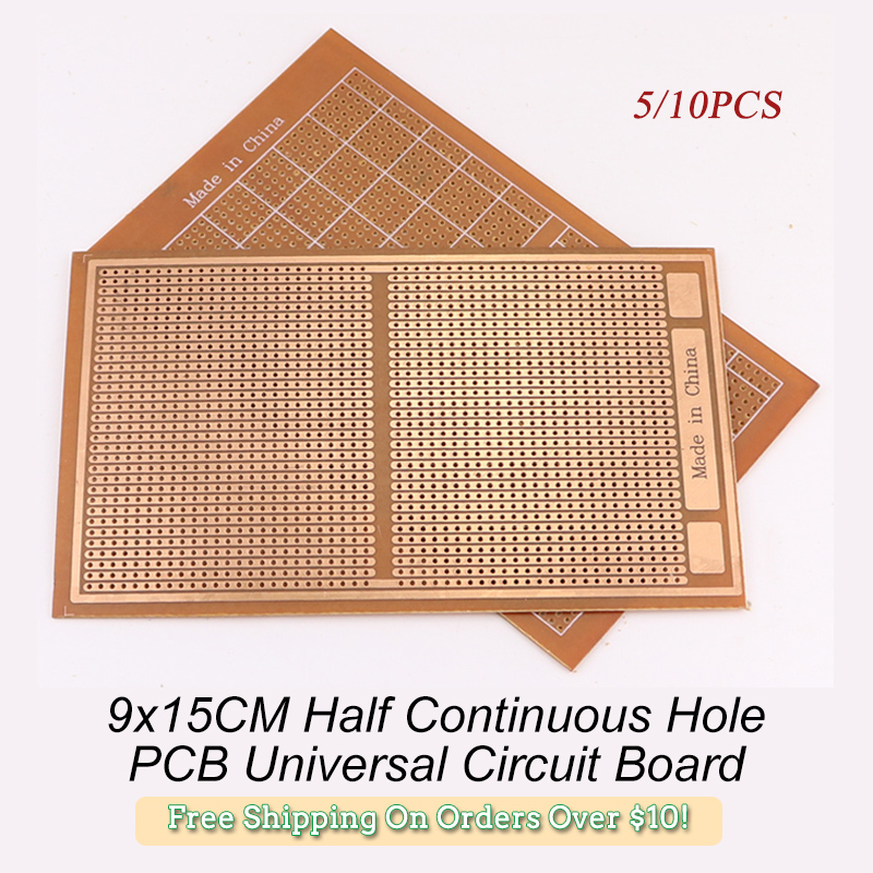 5/10 個 DIY 9 × 15 9*15 センチメートルプロトタイプ紙 PCB ボードユニバーサル実験マトリックス回路基板半連続穴 90 × 150 ミリメートル