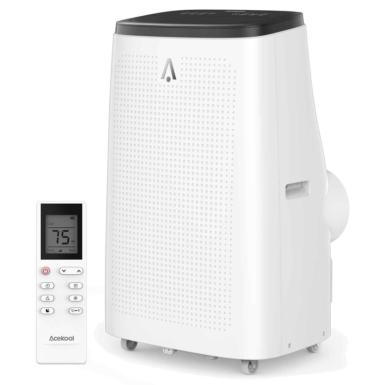 14,000BTU ポータブルエアコン、除湿機、静かなフロア AC ユニット、最大 700 平方フィートの部屋を冷却、ホームオフィス用 3 スピード