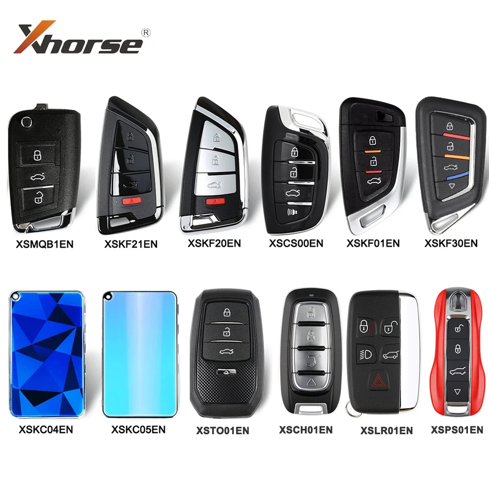 ユニバーサル Xhorse スマートリモートカーキー XS シリーズ XSKF01EN XSCS00EN XSMQB1EN XSKC04EN XSTO01EN XSKF20EN XSKF21EN XSLR01EN XSCH01
