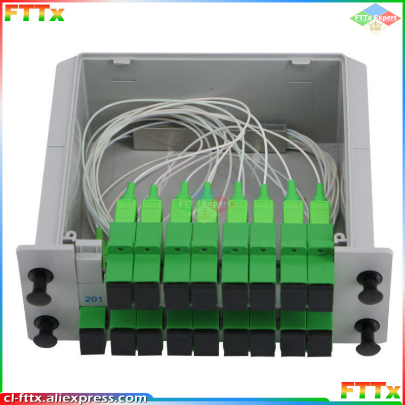 SC APC UPC PLC 1X16 光ファイバ FTTH スプリッタボックス PLC インサートシートタイプ光ファイバカプラスプリッタ挿入