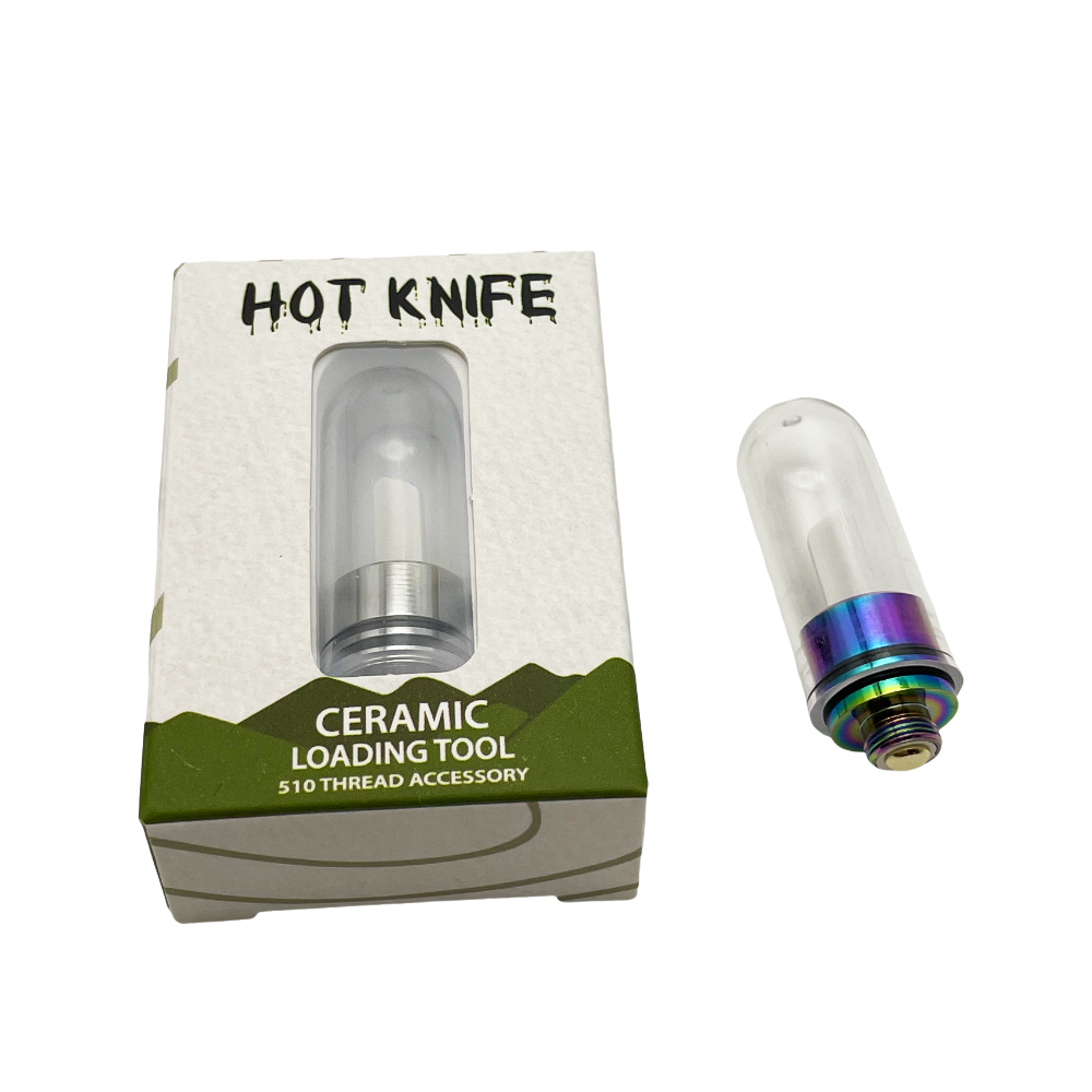1Pc 11.2mm Black Silver Rainbow Cut Wax Accessory Tool Single Hot Knife Heating Element 510 Ceramic Heat Tip Coil with Cover Cap