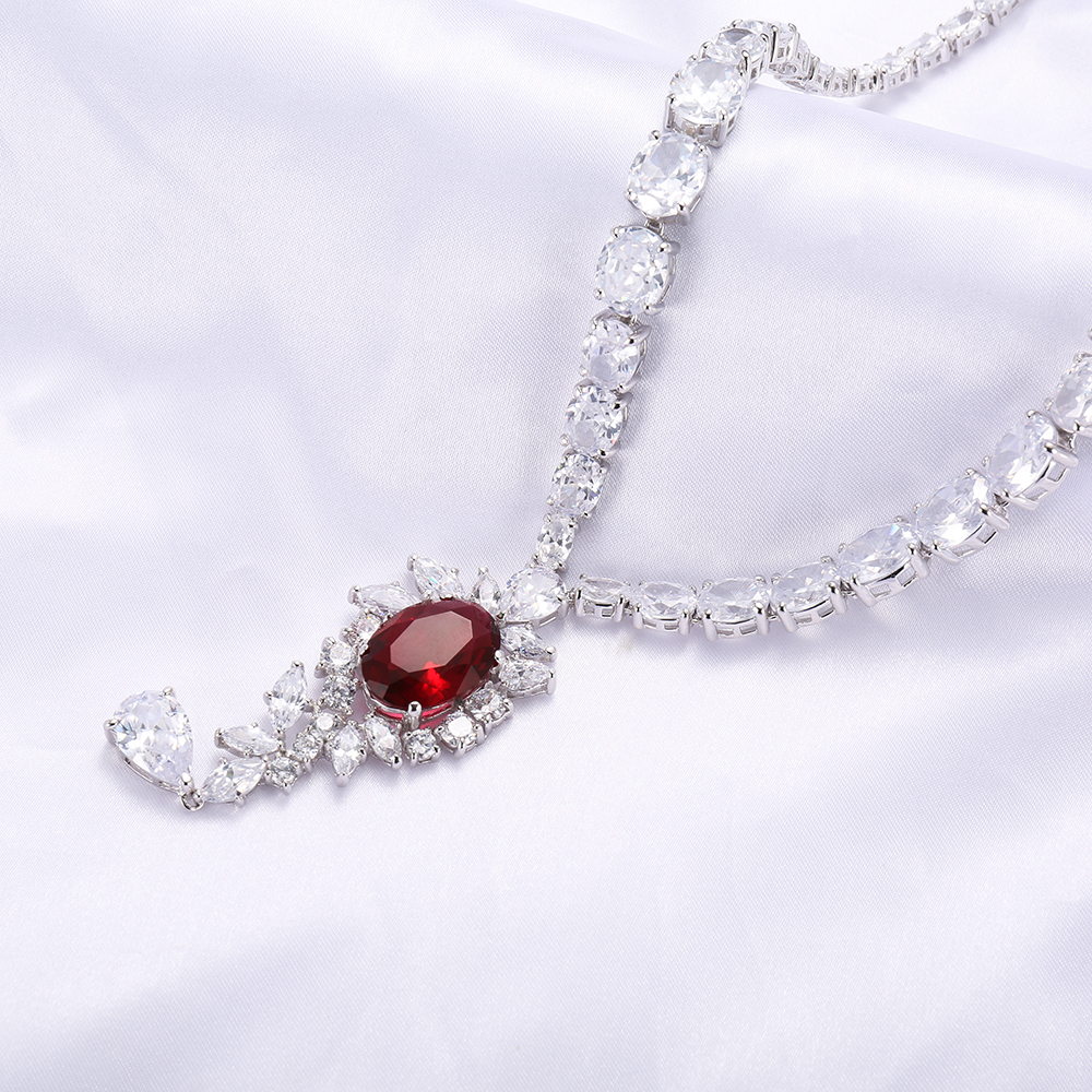 Bijoux ファイン ジュエリー セット ネックレス イヤリング リング ブレスレット Schmucksets 925 スターリングシルバー ジュエリー セット ブライダル ジュエリー セット