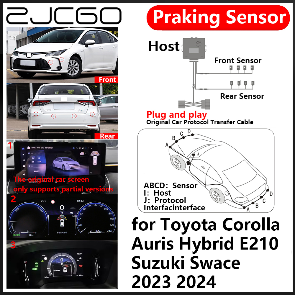 OEM フロントリアリバースパーキングセンサー PDC 車逆転支援システムトヨタカローラオーリスハイブリッド E210 スズキ Swace 2023 2024