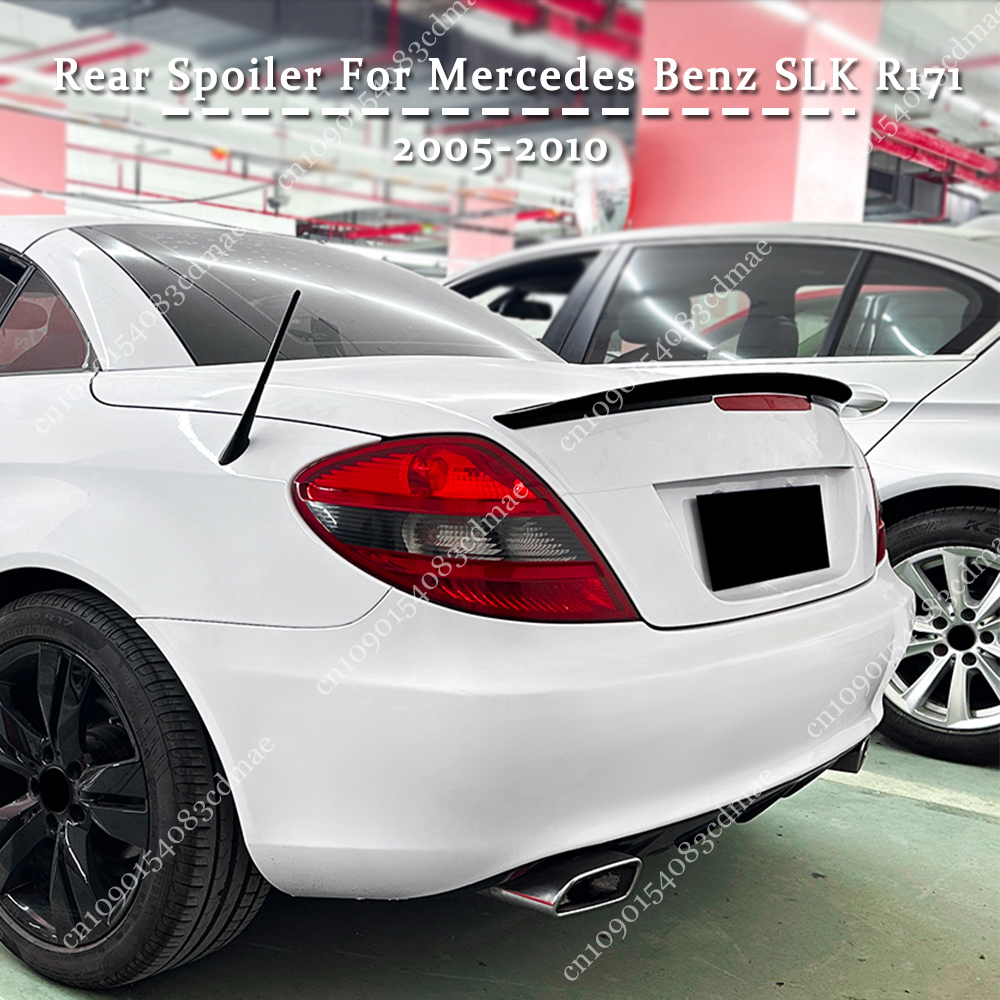 メルセデスベンツ SLK R171 SLK280 SLK300 SLK350 2005-2010 AMG スタイルリアトランクリッドスポイラーウイングスプリッター尾翼ボディキット