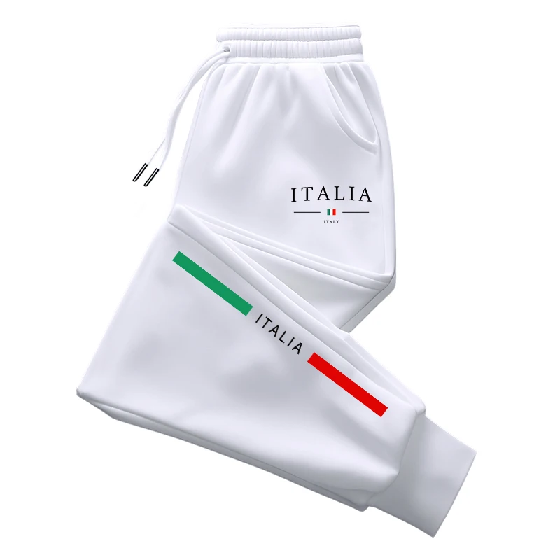 2025 ホット販売イタリアプリントスウェットパンツ高品質男性デイリーカジュアルスポーツジョガーパンツオールシーズンホームアウトドアコンフォートパンツ