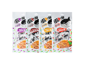 「フィッシングキャット」、深海干物、55g、多彩な味のスナック菓子。