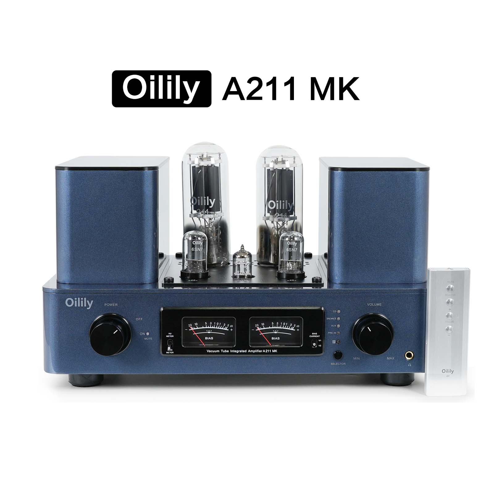 Oilily A211 MK 真空管アンプ: 211×2 シングルエンド クラス A プリメインアンプ、手作り、ハイエンド Hi-Fi パワーアンプ