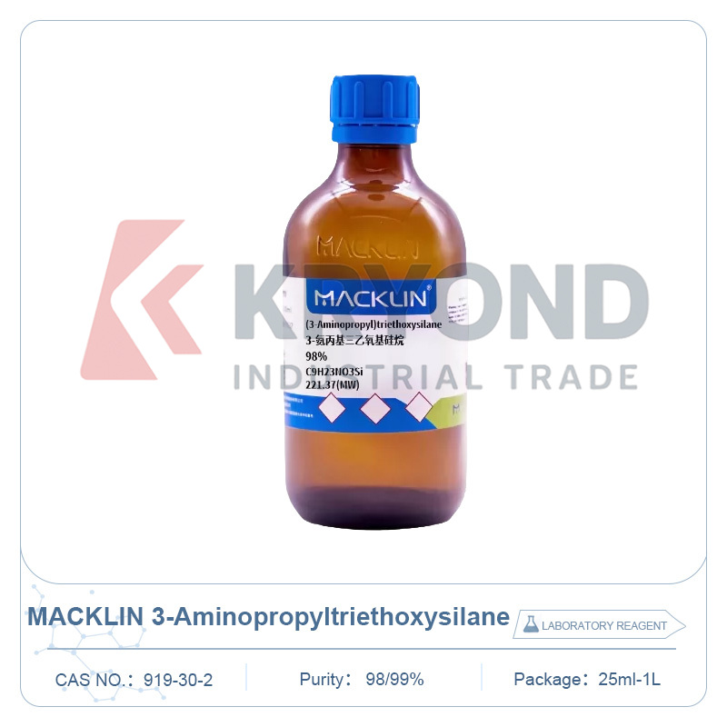 MACKLIN KH550 3-アミノプロピルトリエトキシシラン 実験用試薬 シランカップリング剤 表面改質研究用 25ml 1L