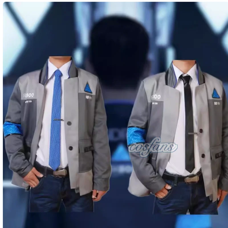 コスプレデトロイトなる人間コスプレ衣装コナーコスプレ制服男性ジャケットネクタイ RK800 コート衣装フルセットロールプレイ
