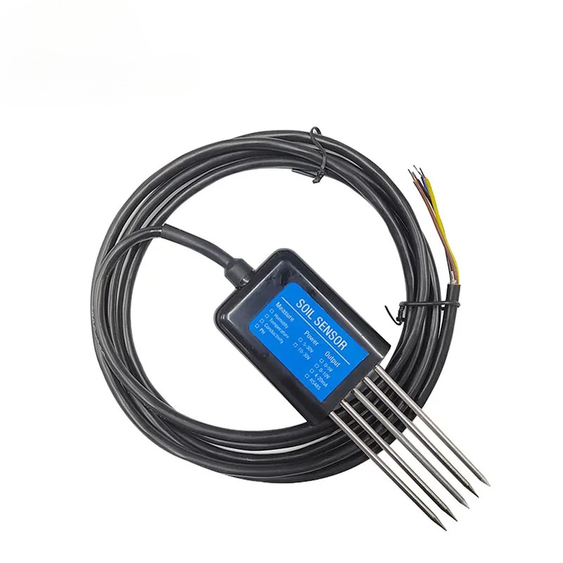 7 in 1 土壌センサー水分温度湿度 EC pH NPK 4-20mA 0-5V RS485 Modbus 高精度農業土壌テスター