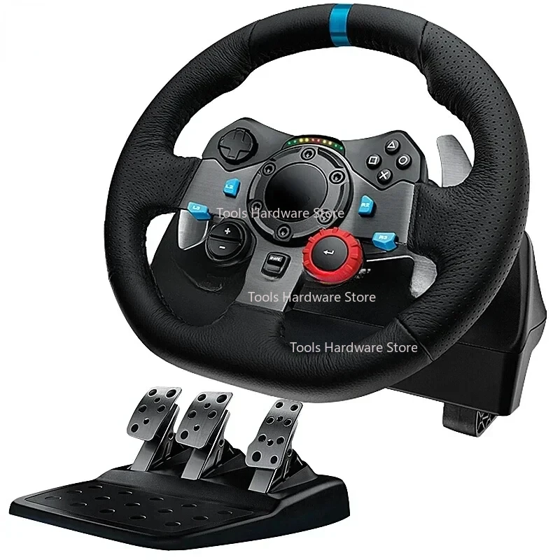 PS5/PS4/PS3 および PC ステアリングホイール PS5 ゲームコントローラー G29 Driving Force ゲームステアリングホイール