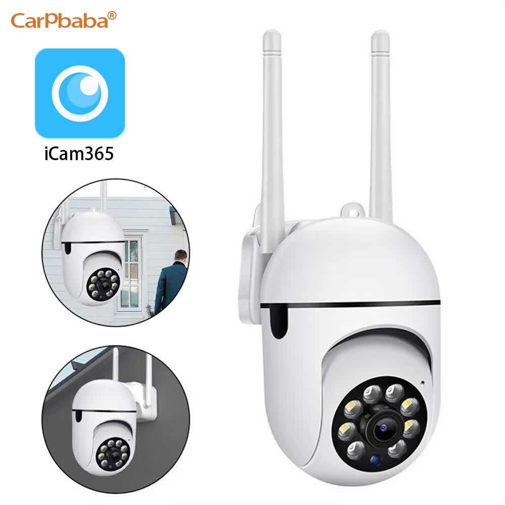 iCam365 APP IP カメラスマート屋外ホームセキュリティ WIFI CCTV 監視カラーナイトビジョンワイヤレス HD 2 ウェイオーディオ 1080P
