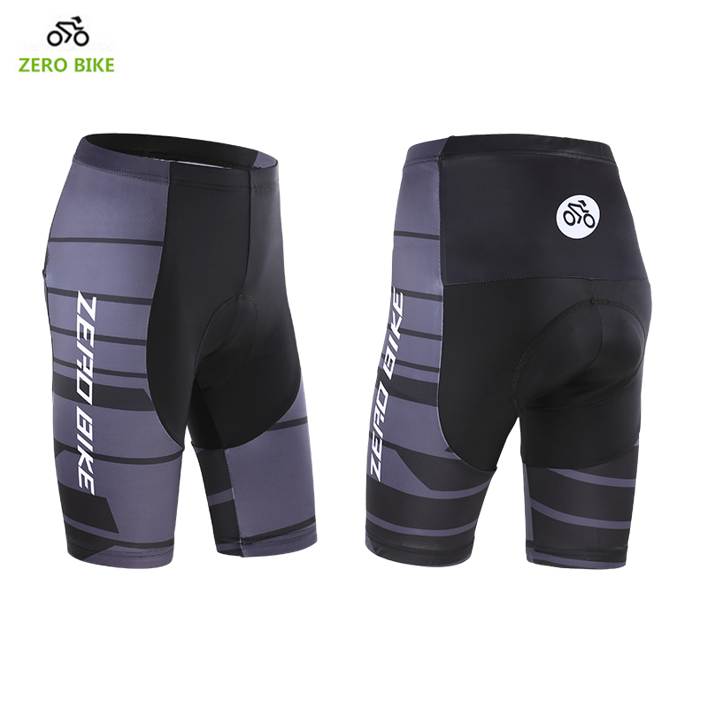 ZEROBIKE 夏メンズサイクリングショーツ 4D ゲルパッド入り速乾性通気性タイトな自転車服 ciclismo M-XXL