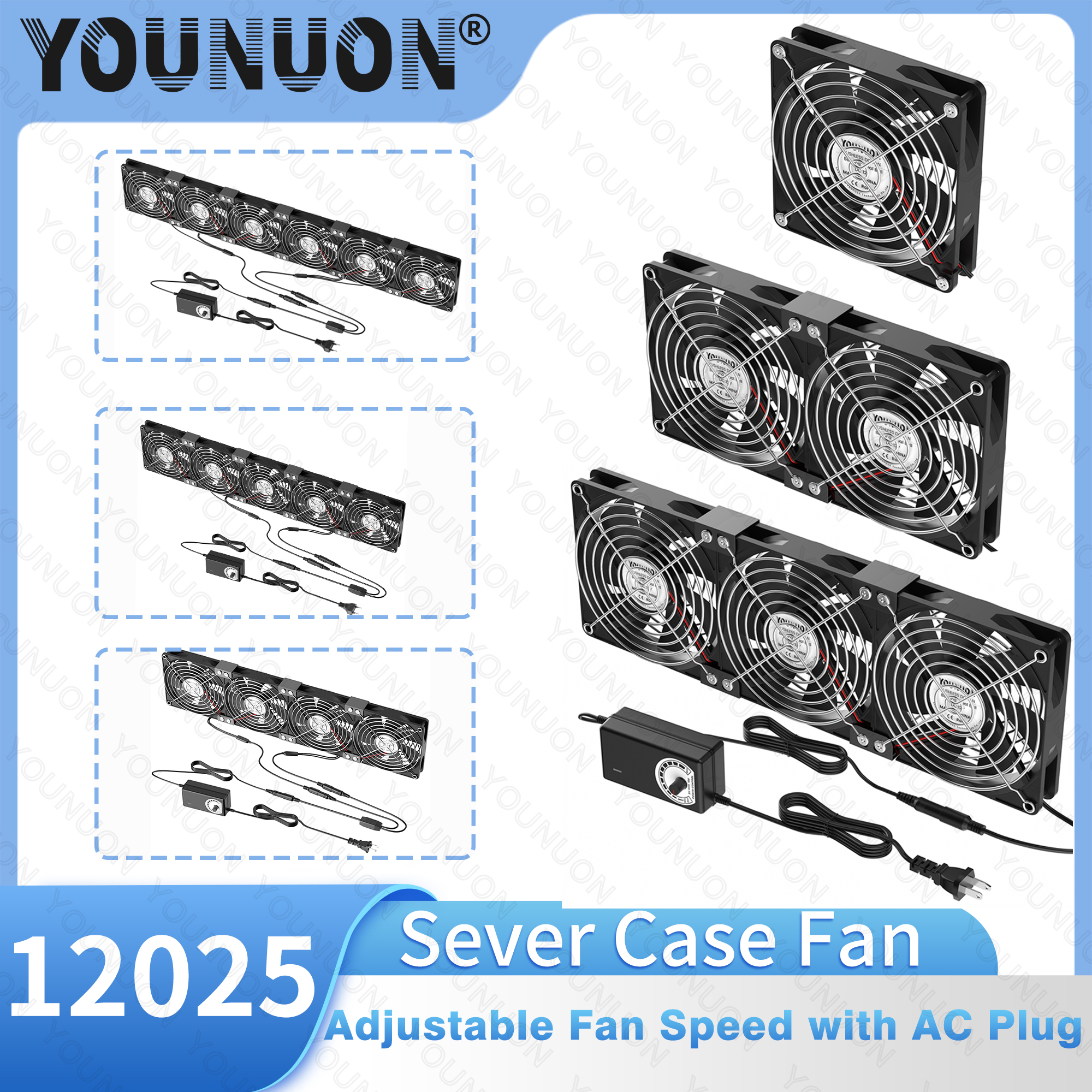 12 センチメートル高速大風量 100V 220V Btc マイニングマシンワークステーションキャビネット 120 ミリメートル暴力サーバー冷却システムファンキット