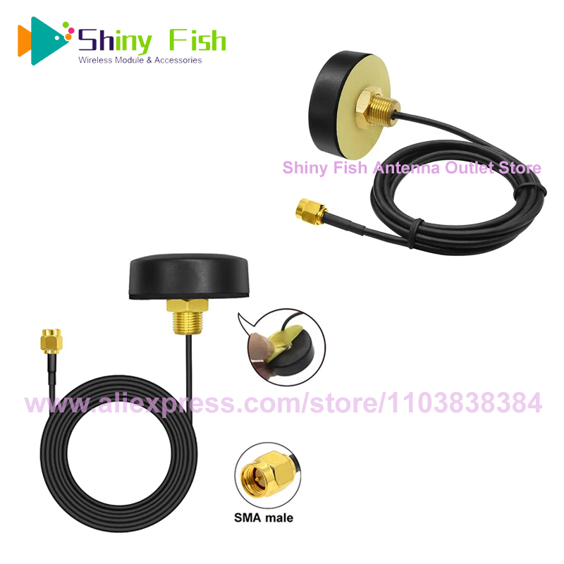 1 個 433Mhz GSM 2.4Ghz 5.8Ghz 4G GPS キャビネットアンテナ屋外防水高利得 SMA ケーブル 1 メートル 3 メートル DTU WiFi ルータ空中