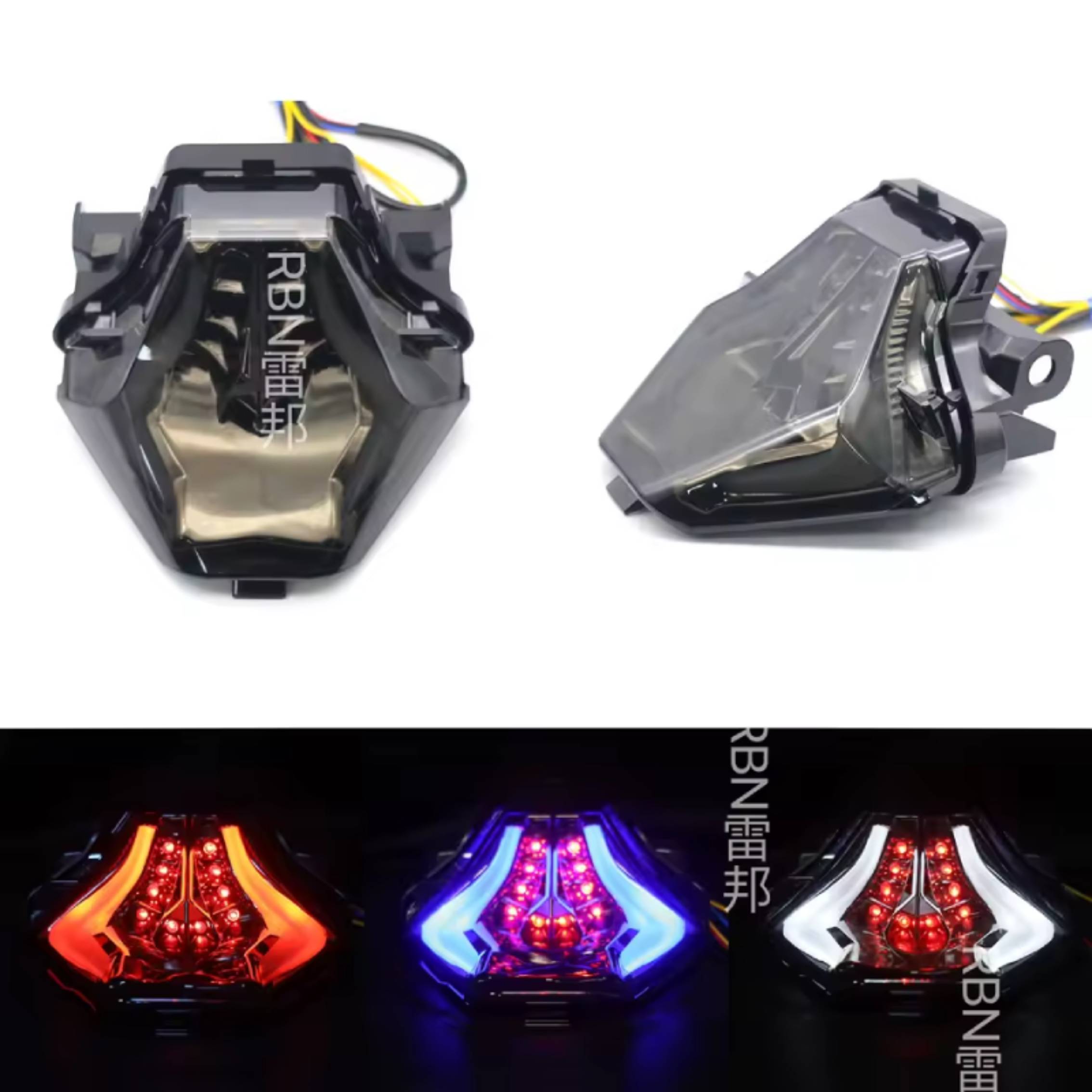 ヤマハ R3 R25 MT07 FZ07 MT03 2014-2023 MT25 LC150 Sniper150 オートバイ LED テールライトターンシグナルブレーキランプ DRL