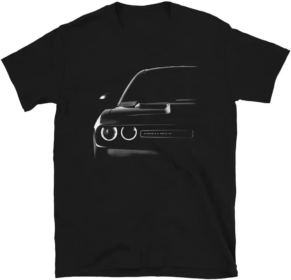2026 新しいクラシックアメリカンチャレンジャーマッスルカーレースカー Tシャツコットン O ネック夏半袖原宿特大 tシャツ