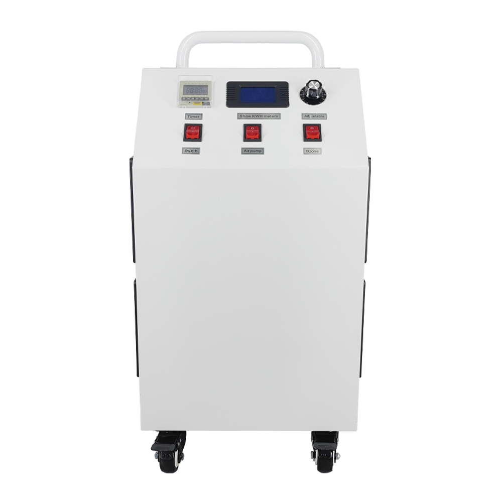 CE FCC Rosh H2 10g 15g Adjustable Mobile Ozone Generator Stainless Steel Shell Water Treatment Ozonator for Swimming Pool Water