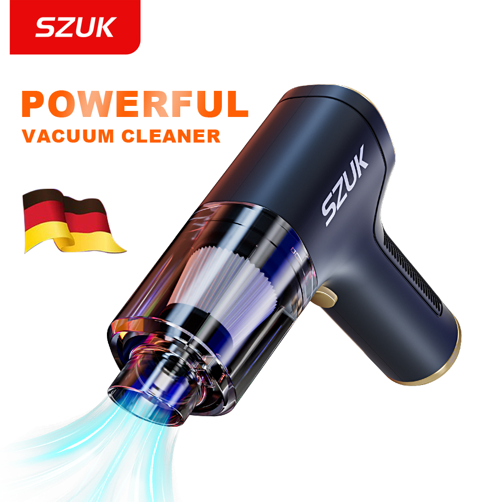 SZUK 掃除機車ワイヤレスハンドヘルドホームポータブルクリーニングミニ吸引強力なマシン強力なアプライアンス自動クリーナー