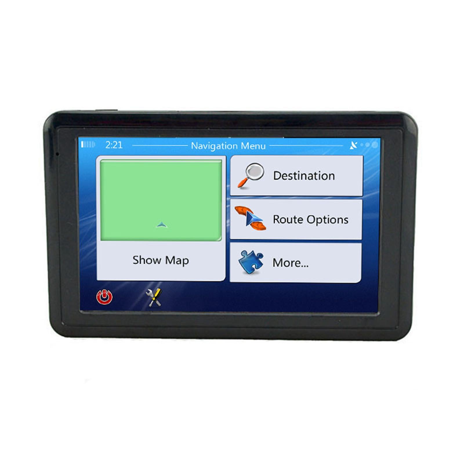 GPS 衛星ナビゲーター 5 インチタッチスクリーン 8 ギガバイト 128 メガバイト音声方向運転警報トラック GPS ナビゲーションシステム GPS デバイス