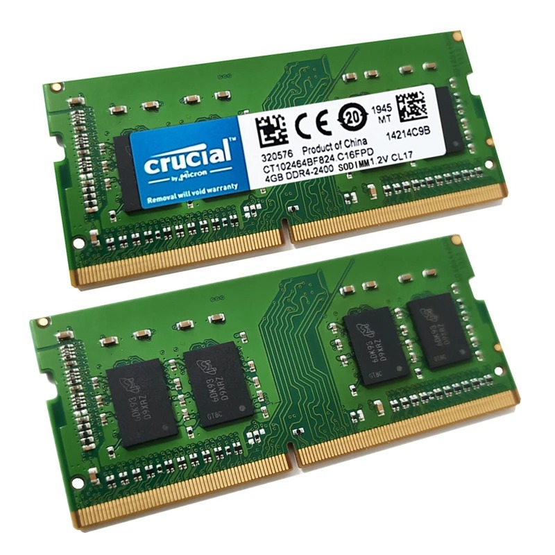 Crucial製 DDR4メモリ RAM 16GB 8GB 32GB 1.2V 260ピン 3200MHz 2666MHz 2400MHz PC4 ノートパソコン用 Sodimmメモリ