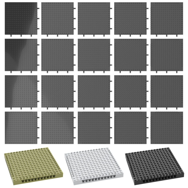 卸売 65803 ピクセルアートビルディングブロック底板 16 × 16 レンガベースプレート部分互換性 98138 ピクセル小さな粒子おもちゃギフト