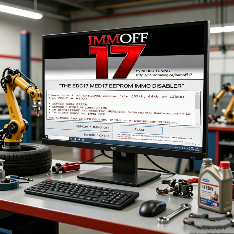 最新の IMMOFF17 ソフトウェア (Keygen Unlimited 付き) EDC17 Immo Off Ecu プログラム NEUROTUNING Immoff 17 をインストールし、ビデオ ガイドをインストールします