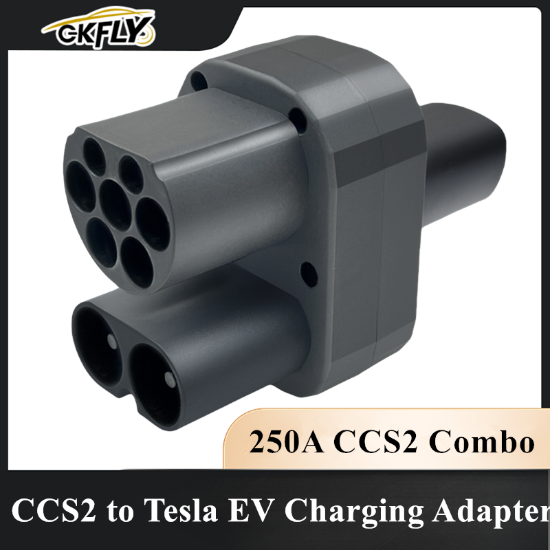 GKFLY CCS2 - テスラ EV 充電アダプター 250A CCS2 コンボ テスラコンバーター用 車の充電器 CCS2 テスラアダプター