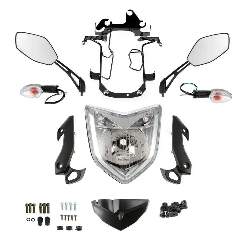 オートバイヘッドライトアセンブリヤマハ FZ1N 2006-2012 ターンシグナルライト、ミラー、ヘッドライト、ブラケット、フェアリングキット