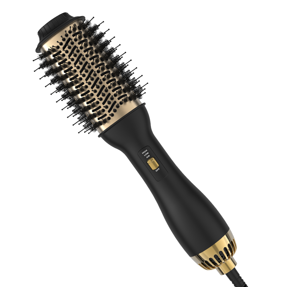 LISAPRO 4 IN 1 熱風ブラシワンステップヘアドライヤーとボリューマイザースタイラーとドライヤーブロードライヤーブラシプロフェッショナル 1000 ワットヘアドライヤー