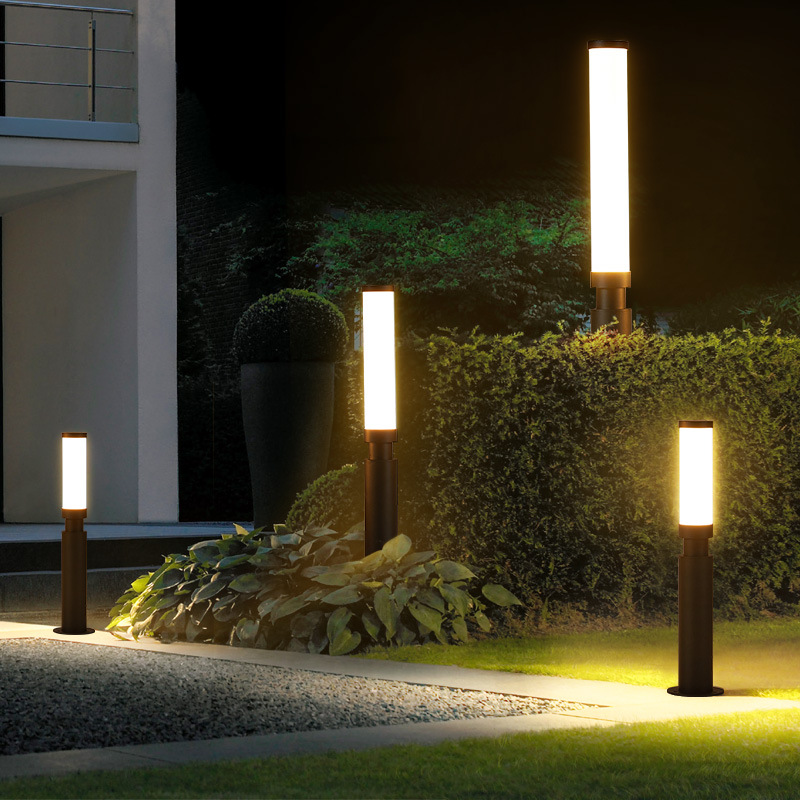 LED 芝生ライト 110 V 220 V 防水 IP65 屋外シンプルモダンな街路灯庭の小道風景公園中庭照明