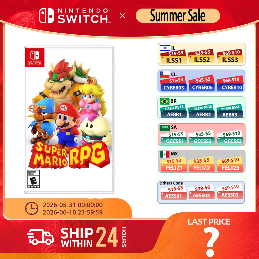 スーパー マリオ RPG - Nintendo Switch ゲーム物理カートリッジ サポート TV 卓上ハンドヘルド モード ロールプレイング アドベンチャー ゲーム カード