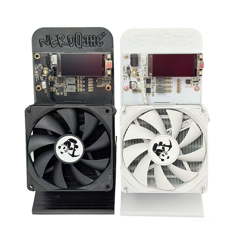 NerdQaxe 2.5TH/s 空冷 BTC マイナー 4 BM1368 チップ 50W 低電力 2.4G WiFi イーサネット オープンソース SHA256 ビットコイン マイニング マシン