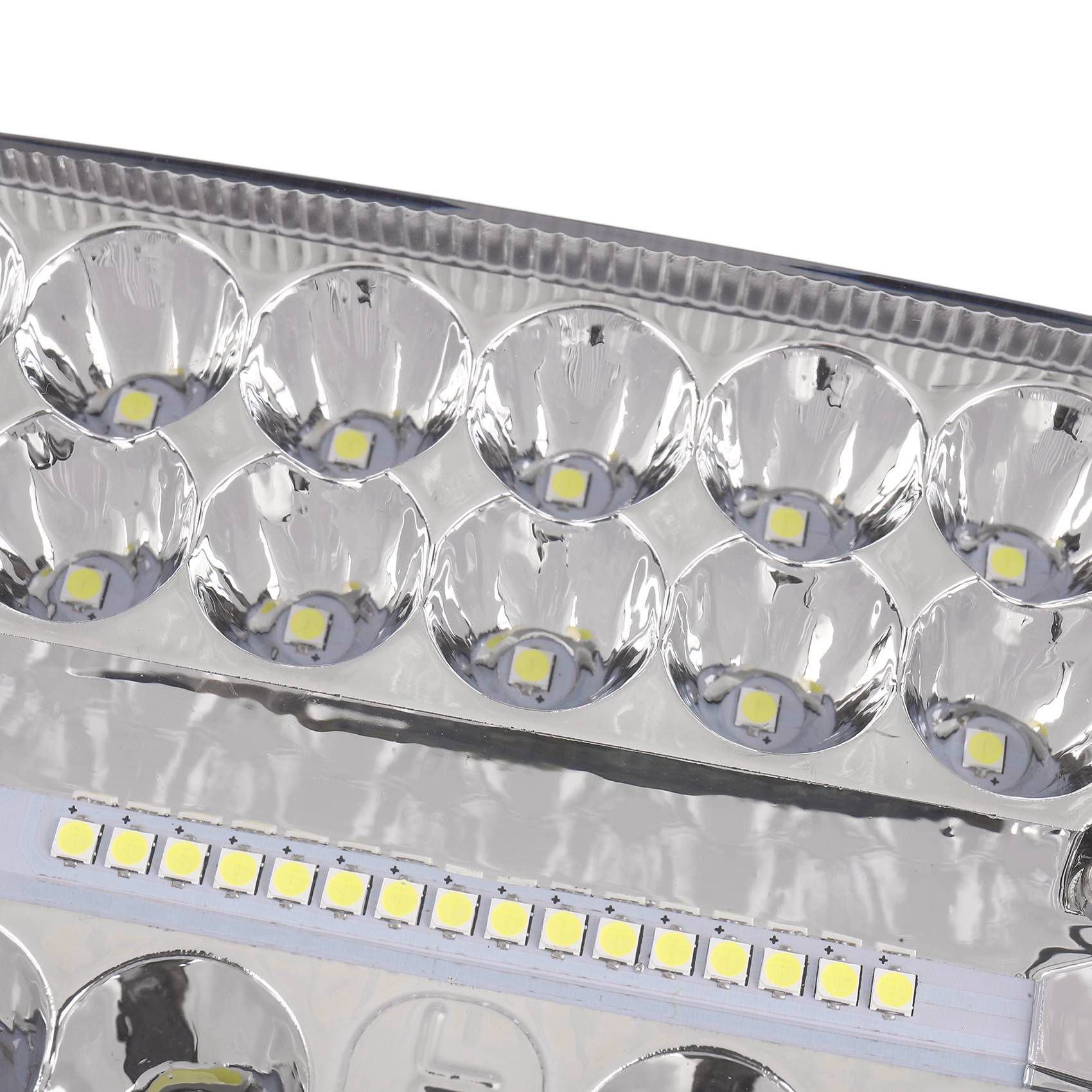 強力な 2X 4 インチ 4X4 車 LED ワークライト 108 ワット 36LED バースクエアスポットライト 12V 24V オフロードトラックオフロード ATV