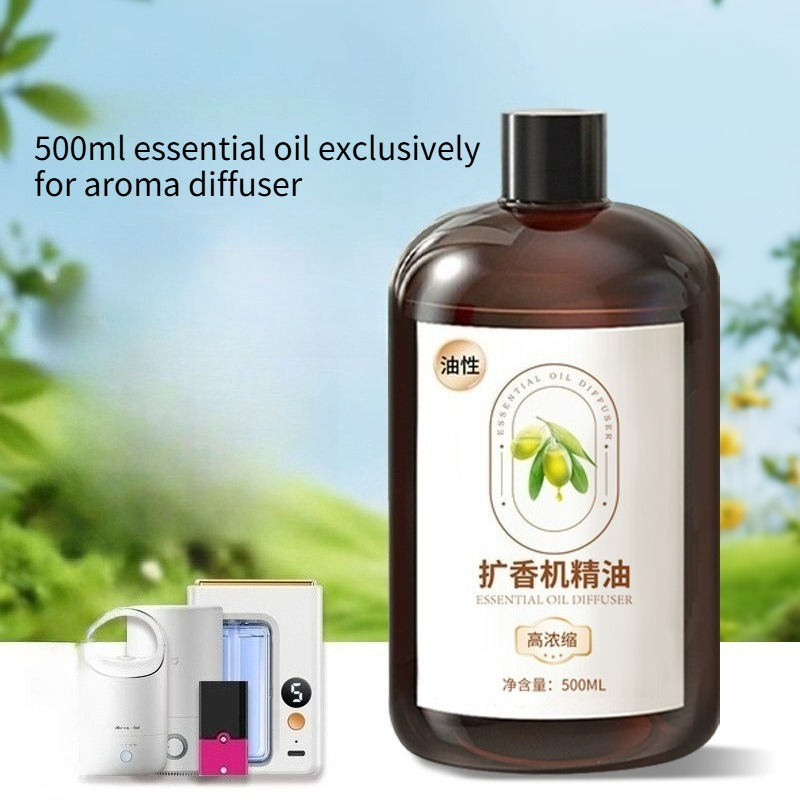 500ml/16.9oz アロマディフューザーマシンと超音波オイルディフューザー専用のエッセンシャルオイル、ホームフレグランスオイル詰め替え