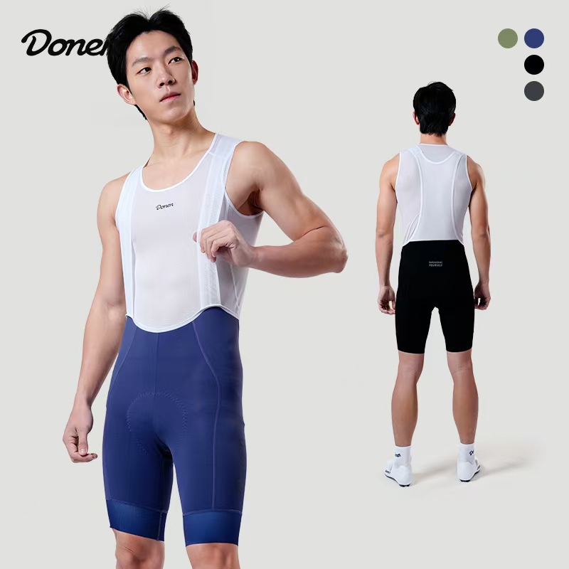DOENEN サイクリングショーツ弾性インターフェース夏ハイウエスト通気性高弾性男性プロフェッショナルビブショーツ MTB ロードバイク Ap