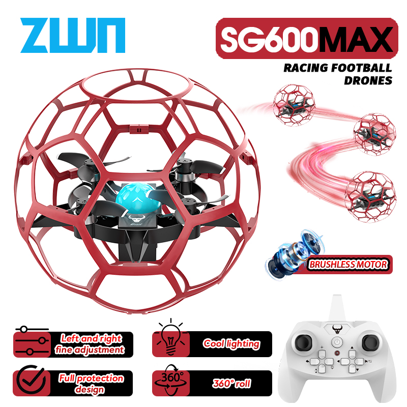 SG600 最大 2.4 グラム RC レーシングサッカードローン 3D 完全保護圧力高度ブラシレスリモコン Quadcopter 子供大人用