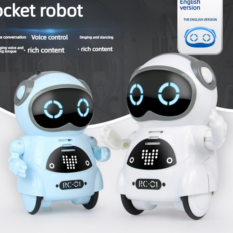 子供用ロボットは話すことができます インタラクティブな対話 音声認識 録音 歌と踊り ストーリーテリング ミニスマートロボットおもちゃ