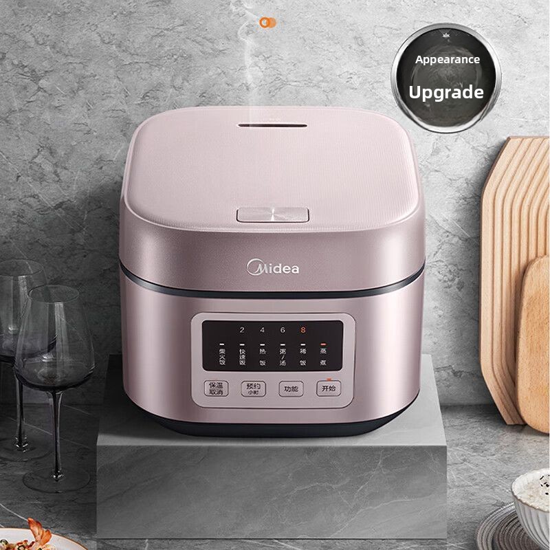 4L タイマー機能付きスマート炊飯器、家庭用省エネスープ・お粥炊飯器、多機能炊飯器