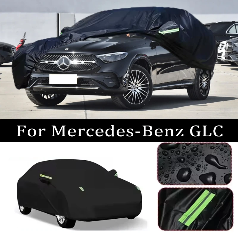 メルセデス · ベンツ GLC 車カバー屋外防水防塵日雨雪保護厚いオックスフォード布フルカーアクセサリー