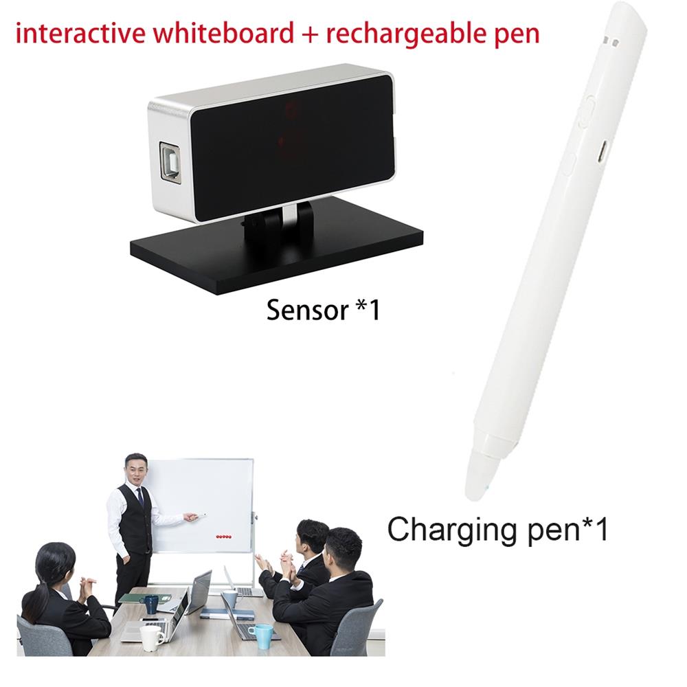 Oway スマート教室用赤外線カメラ搭載インタラクティブホワイトボード（デジタル充電式ペン付き）子供の教育とeラーニング向け